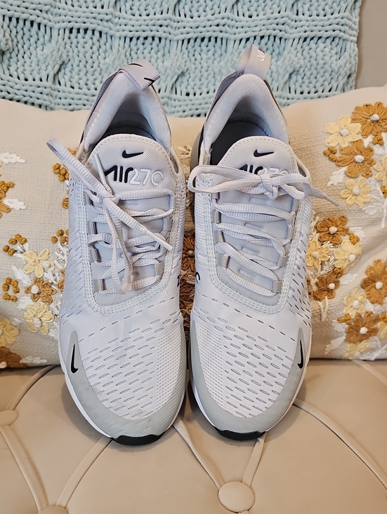 Nike Shoes - Nike Air 270 Women’s Athletic Shoes in Light Gray and White